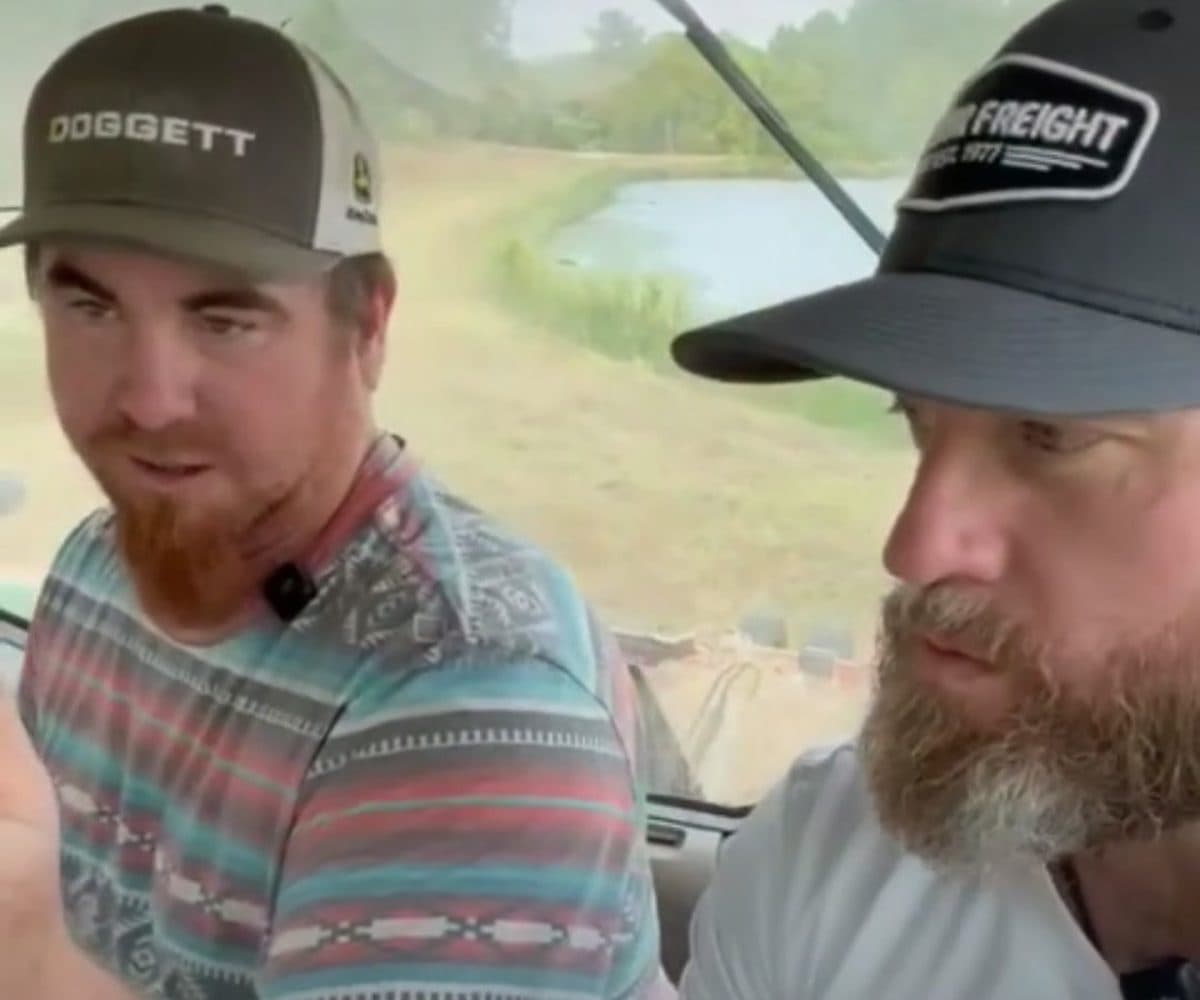 Scott and Ryan on location with O-L Guy Farms
